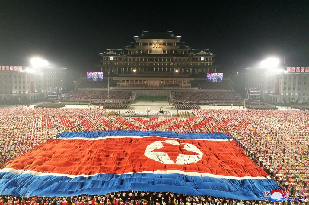 Észak Korea alapításának 73. évfordulója 