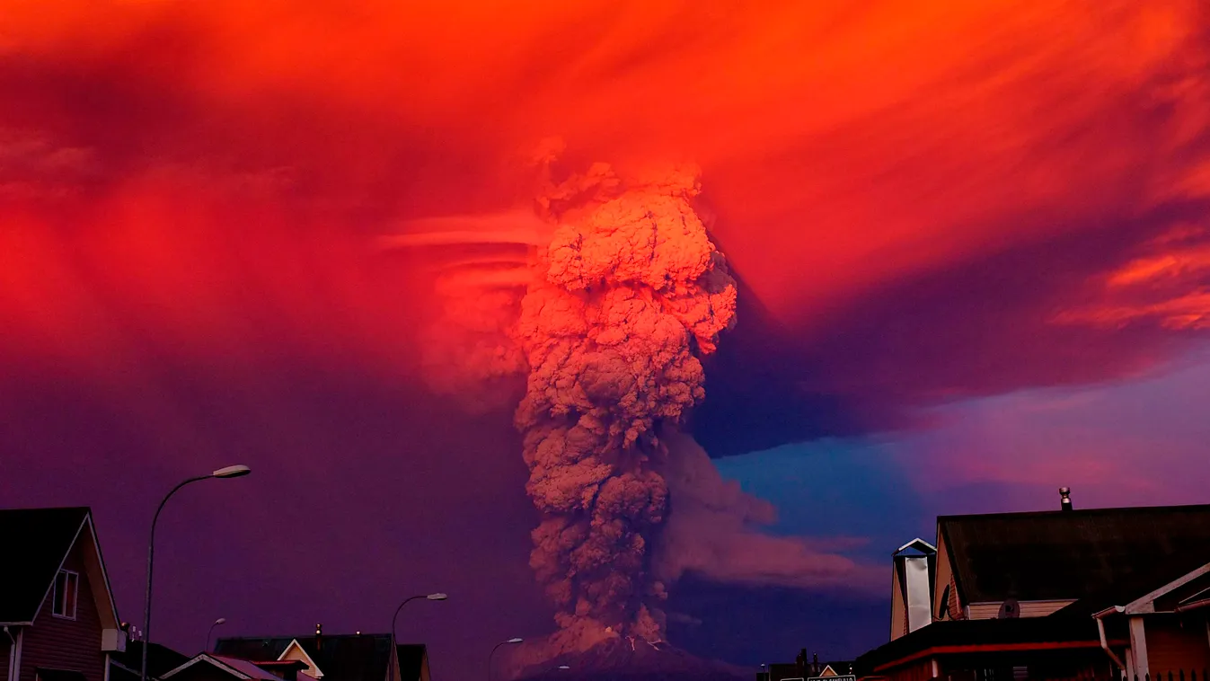 Vulkánkitörés Chilében 
