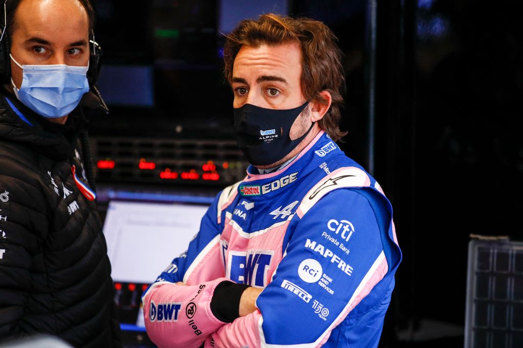 Forma-1, teszt, Barcelona 3. nap, Fernando Alonso, Alpine 