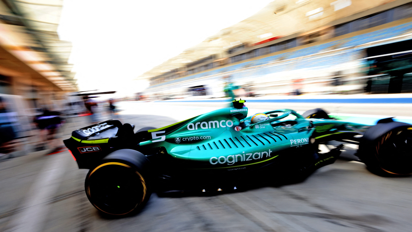 Forma-1, Sebastian Vettel, Aston Martin, Bahrein teszt 2022, 2. nap 