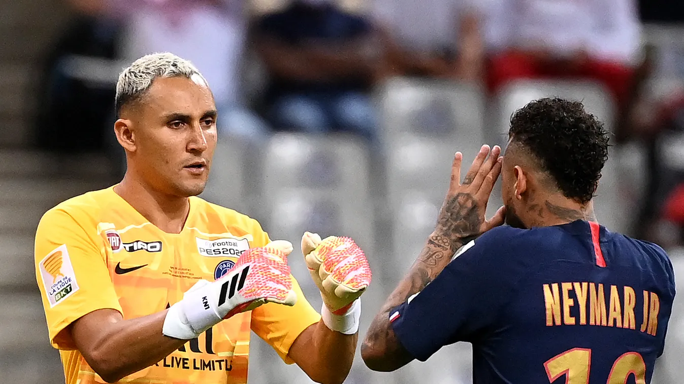 Keylor Navas Neymar PSG Paris Saint-Germain 