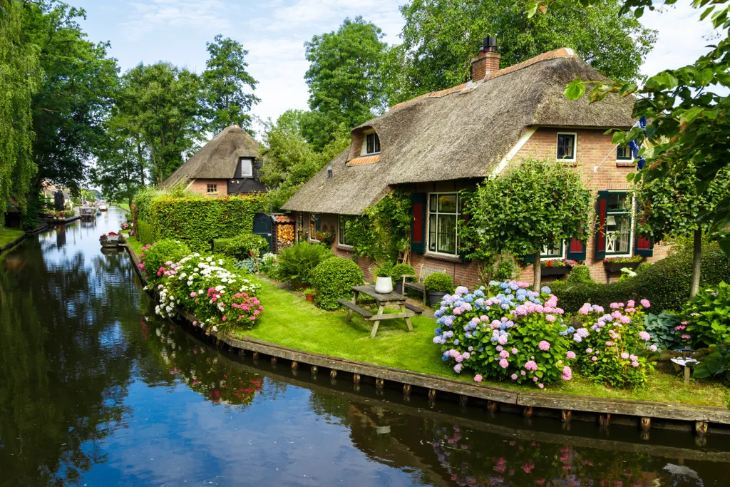 Giethoorn, Hollandia, Overijssel tartomány, 2023 