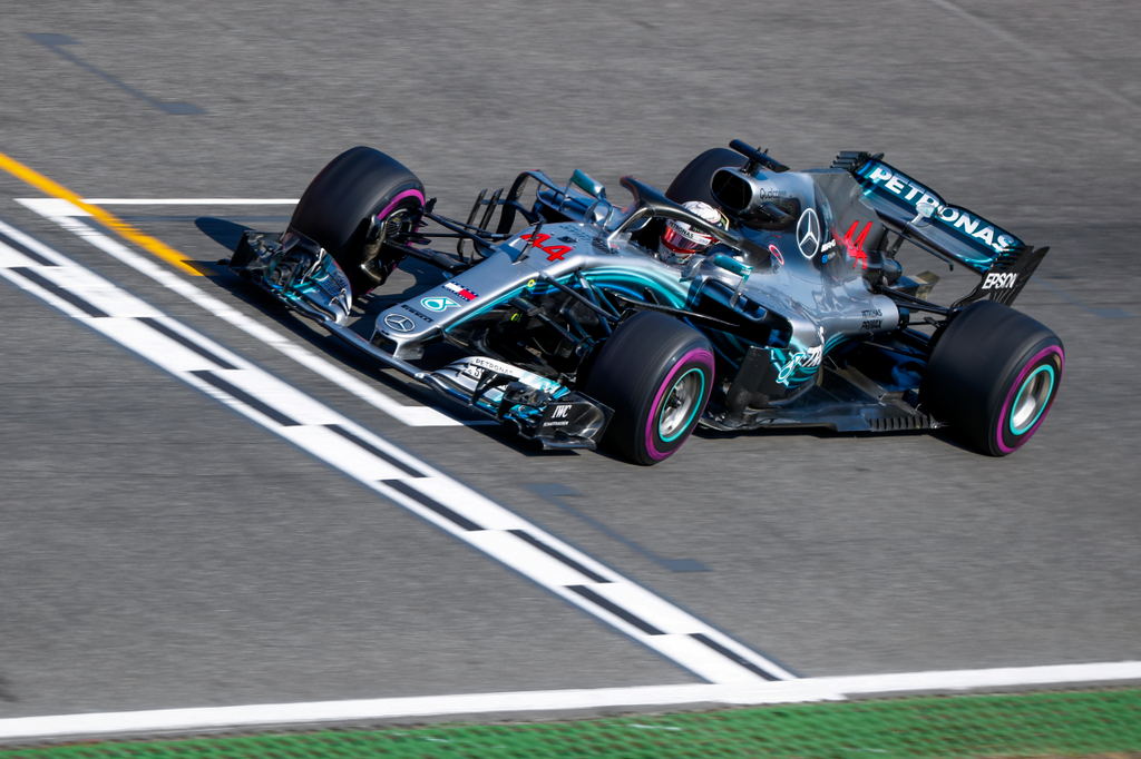 A Forma-1-es Német Nagydíj pénteki napja, Lewis Hamilton, Mercedes-AMG Petronas 