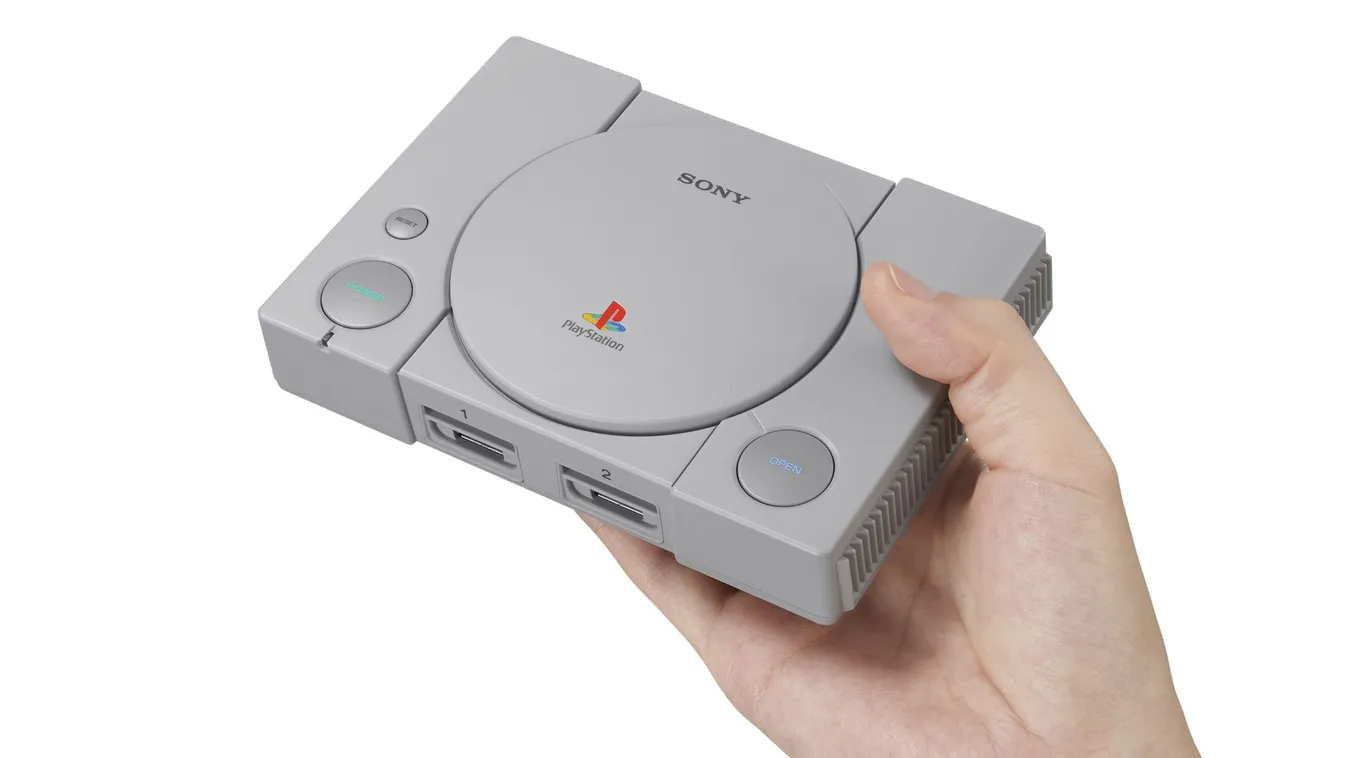 sony playstation classic retró játékkonzol 