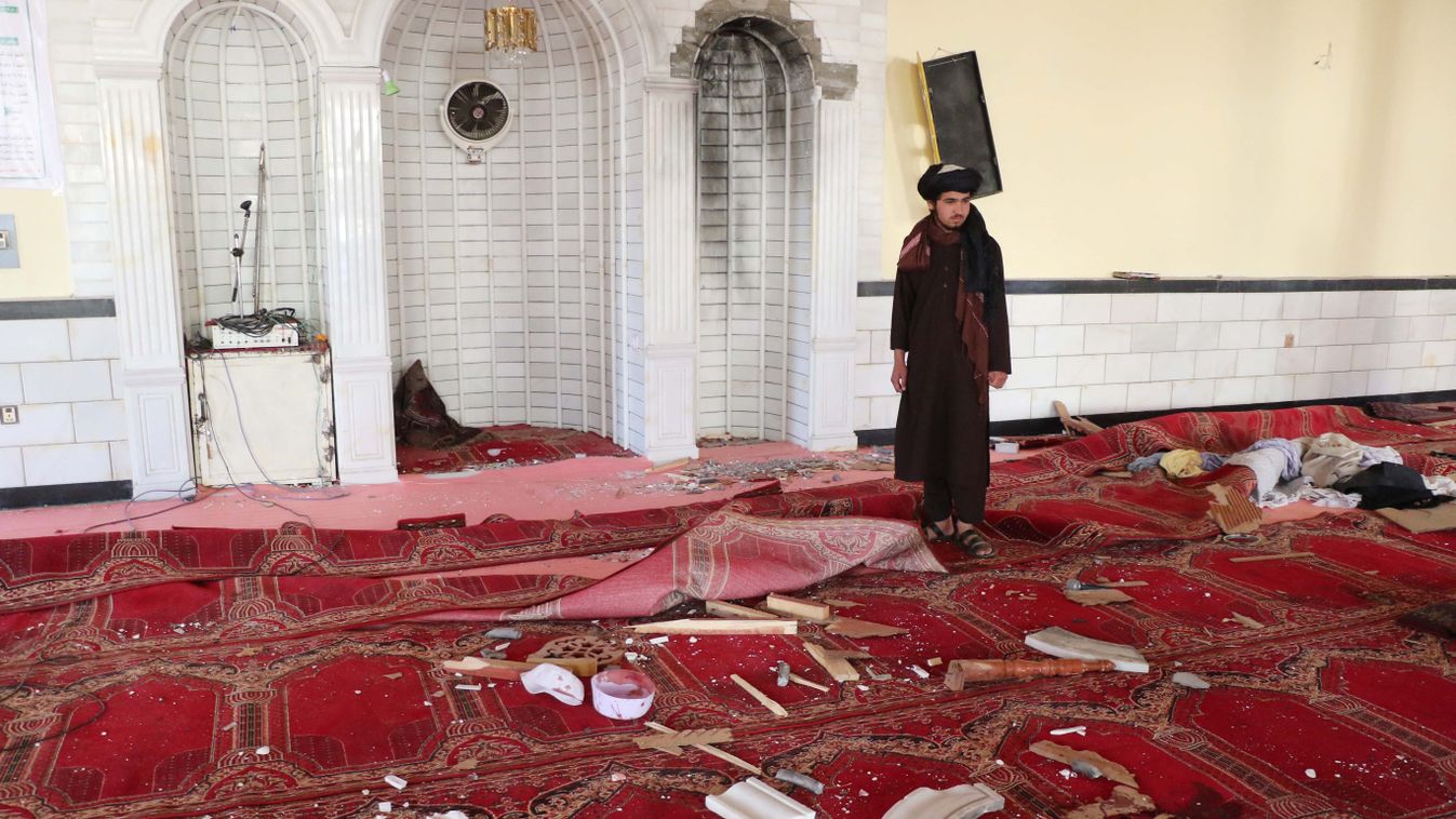 At least 12 killed in a blast targets Kabul Mosque 2021,blast,Kabul mosque Horizontal 