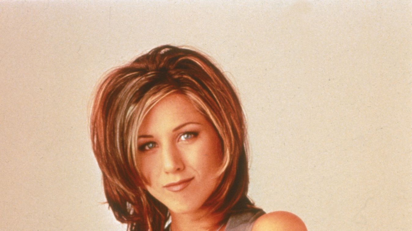 Jennifer Aniston T235153 comedy The Stage studio portrait actress Roles & Occupations film comic American Nationality single People Television Radio Personality Subject colour Picture Attribute photograph Image Type 