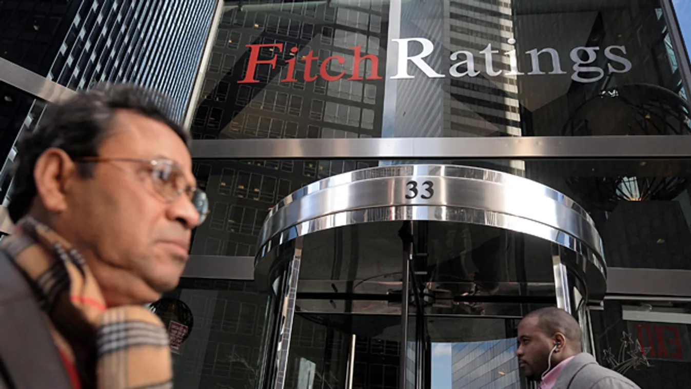 A Fitch Ratings csődeseménynek tekinti a kormány önkormányzati adósság átvállalását, 
A Fitch Ratings nemzetközi hitelminősítő New York-i  irodájáról készült kép 2011. december  8-án