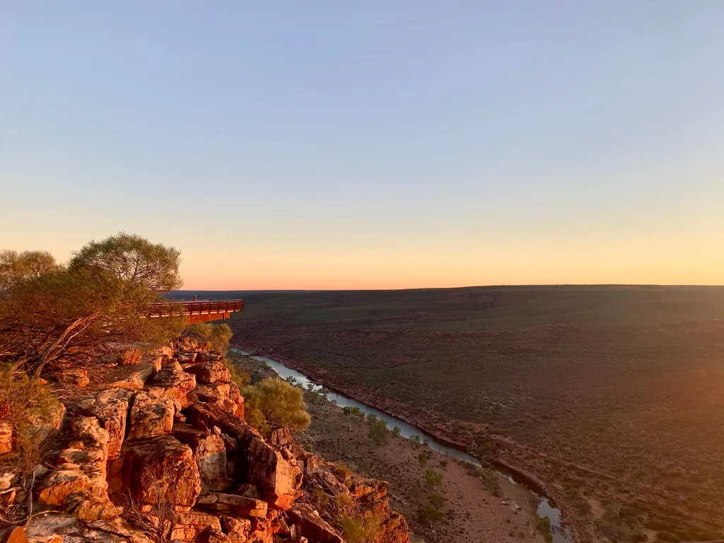 Kalbarri, Skywalk, Ausztrália, kilátó, 