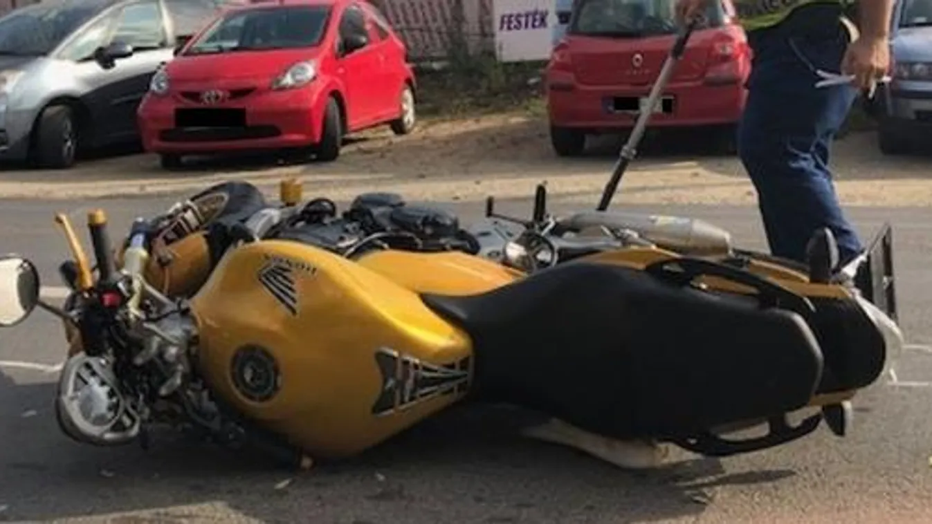 halálos motorosbaleset Nyíregyházánál. 