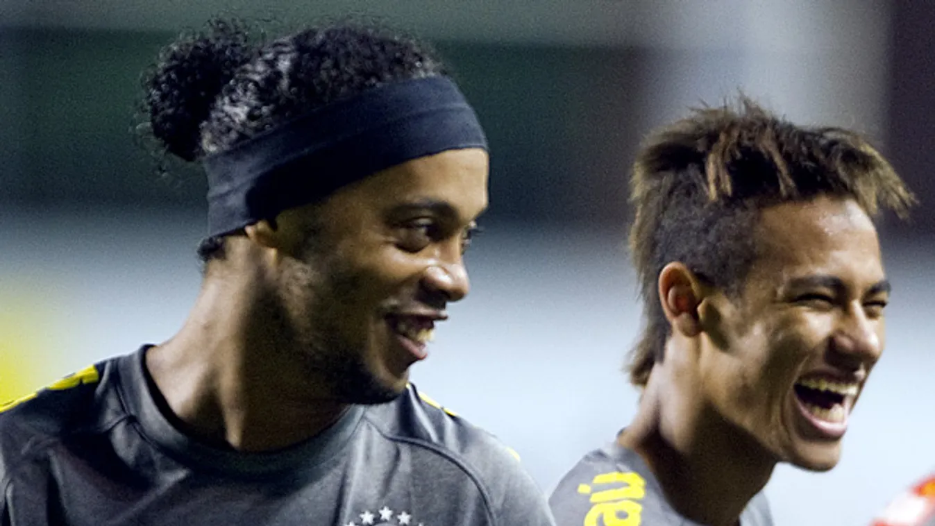 Ronaldinho és Neymar, brazil válogatott