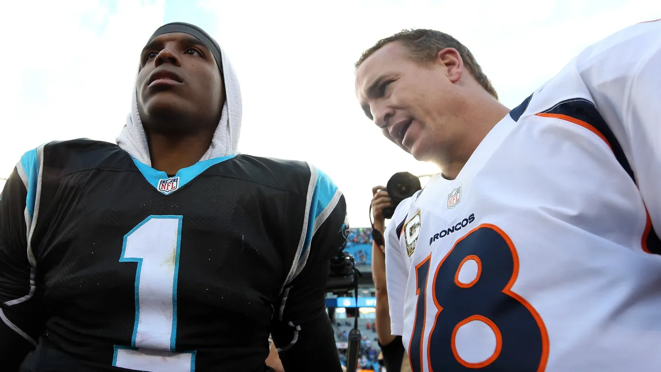 Cam Newton Peyton Manning Super Bowl 