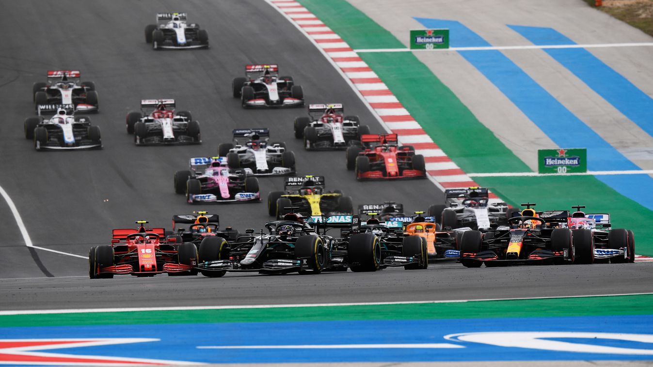Forma-1, Portugál Nagydíj, Lewis Hamilton, Valtteri Bottas, Mercedes, rajt, gpcímlap 