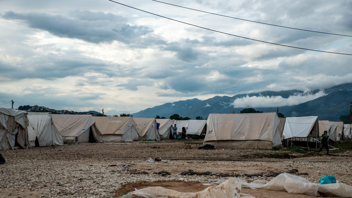 Görögország, menekült, migráns, tábor 