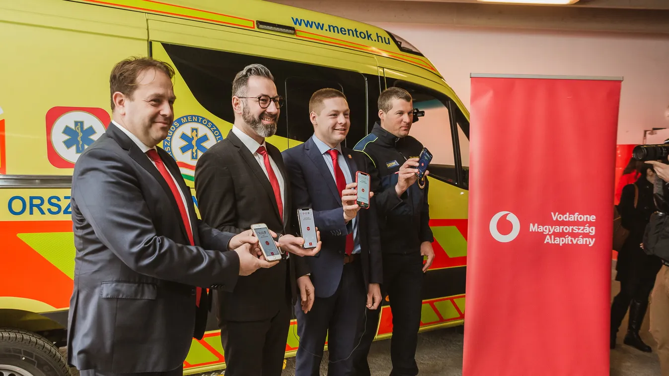vodafone magyarország országos mentőszolgálat életmentő mobilapp 