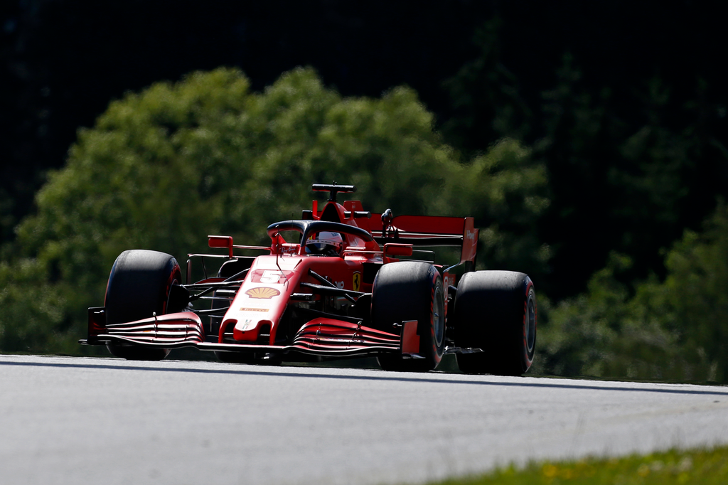 Forma-1, Osztrák Nagydíj, időmérő, Sebastian Vettel, Ferrari 
