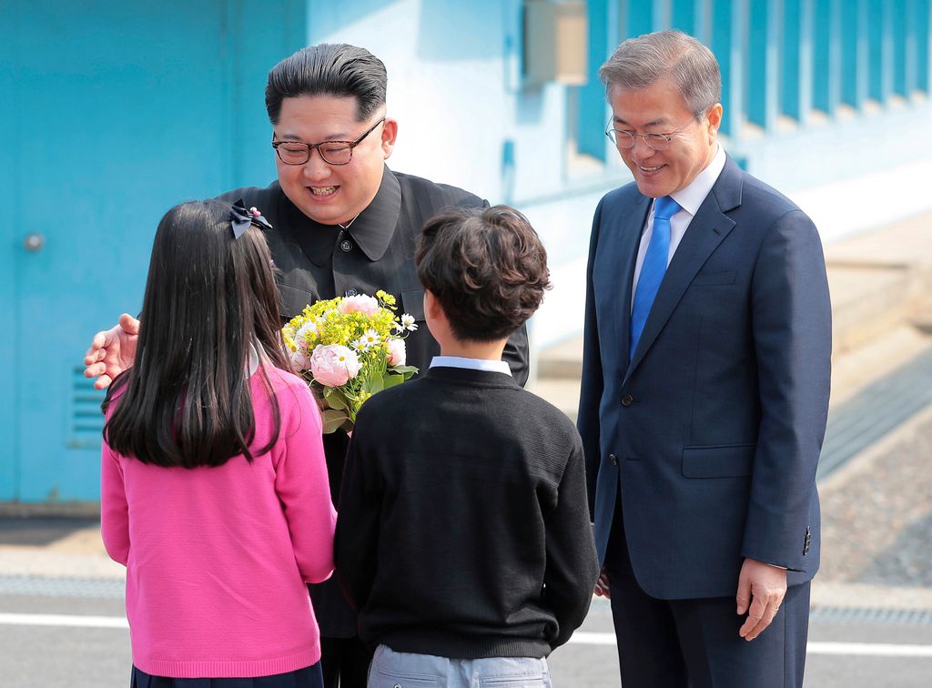 Korea-közti csúcs, Kim Dzsong Un, MUN Dzse In 