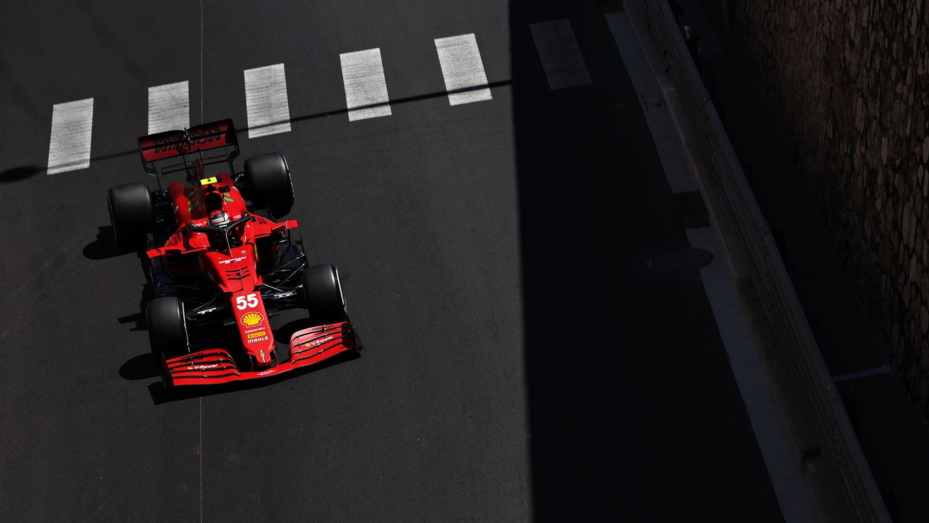 Forma-1, Carlos Sainz, Ferrari, Monacói Nagydíj 2021, csütörtök 