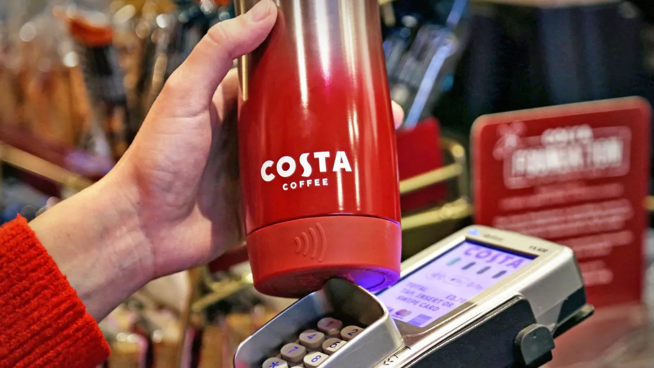 costa clever cup nfc termosz kávé 