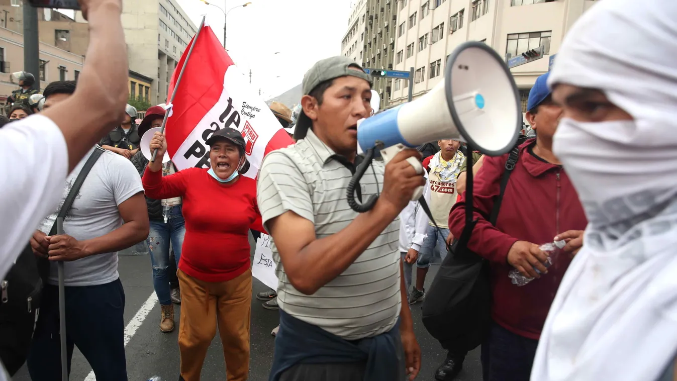 tüntetés, Peru 