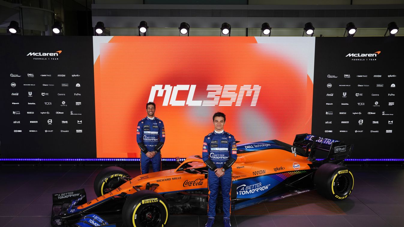 Forma-1, McLaren, bemutató, Lando Norris, Daniel Ricciardo, McLaren MCL35M 