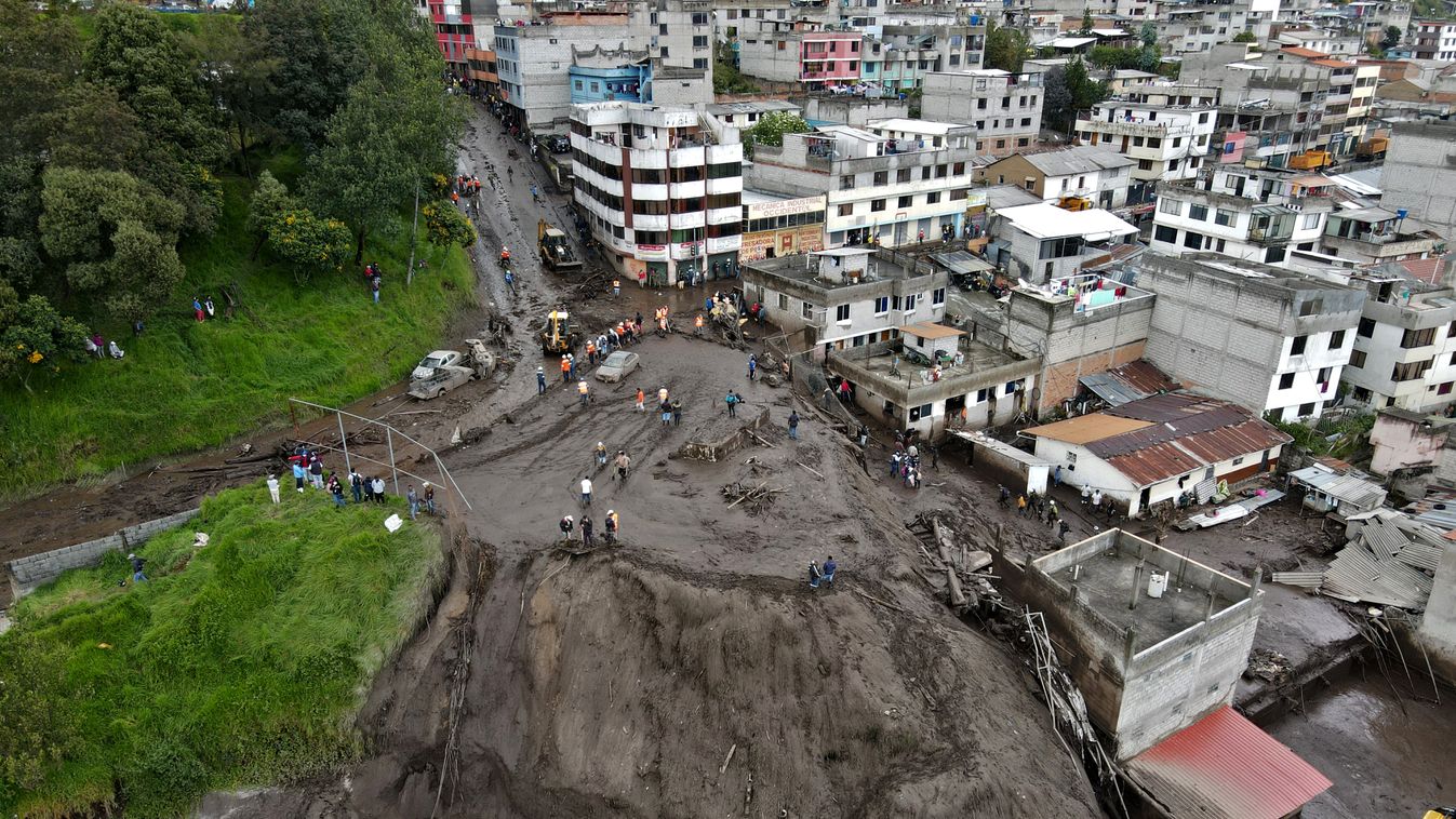 Földcsuszamlás Ecuadorban 2022.02. landslide TOPSHOTS Horizontal 