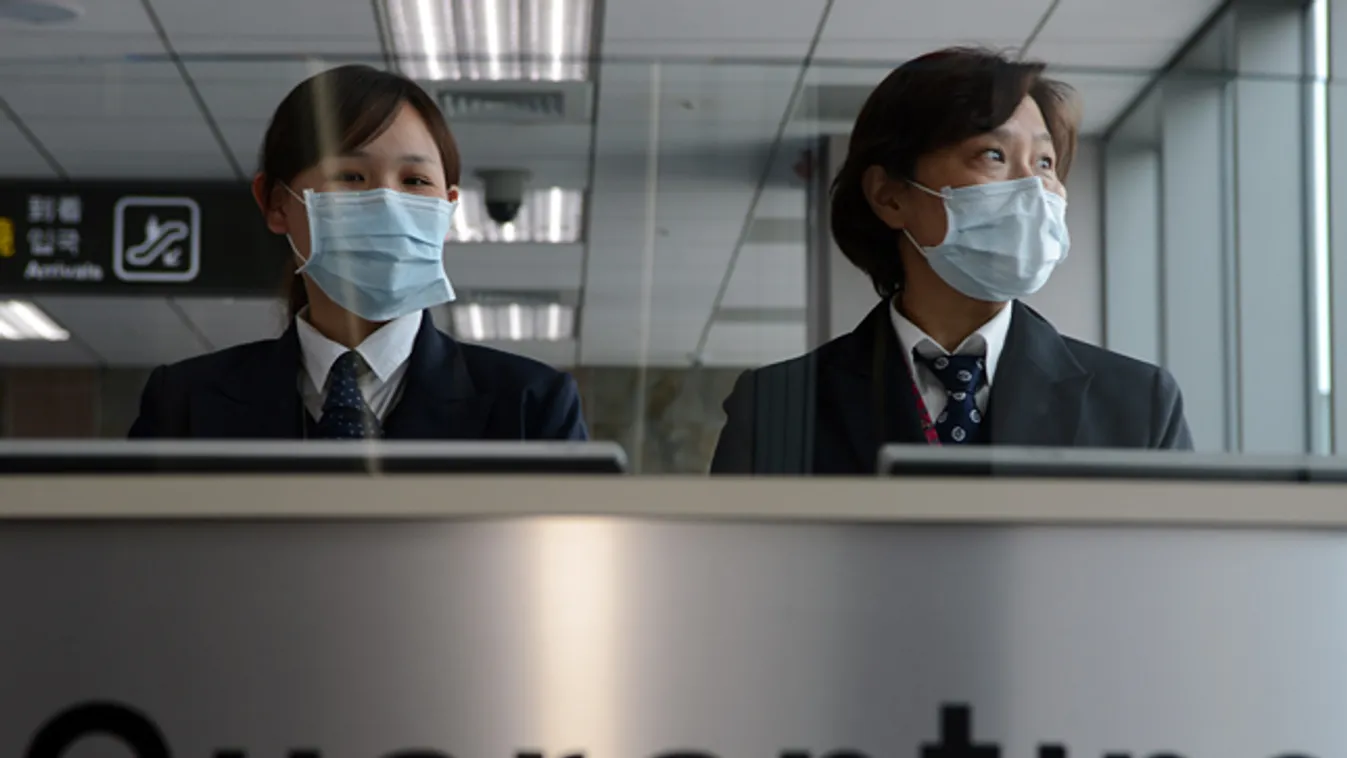 madárinfluenza, Kína, H7N9, ellenőrzőpont a sanghaji reptéren 