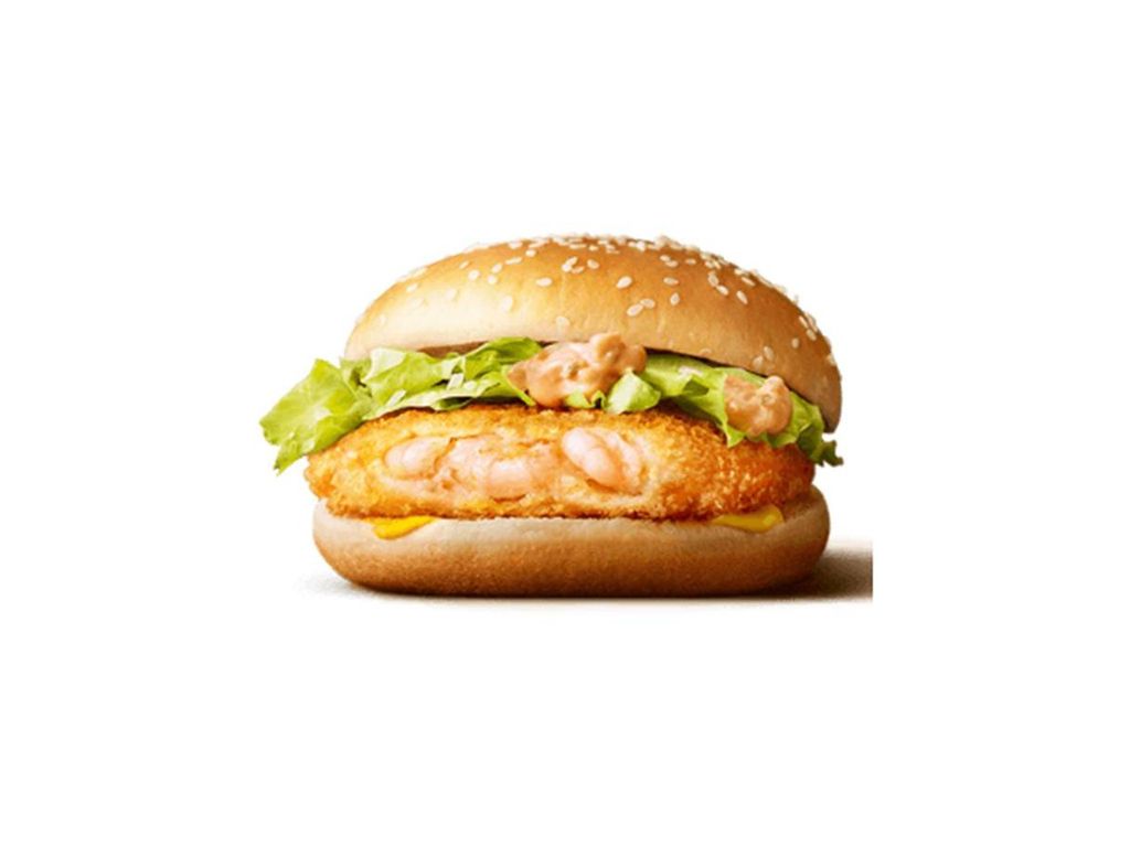 ezek a legfurább menük a Mcdonaldsnál

EBI Filet-O Burger (Japan)
Mcdonalds 