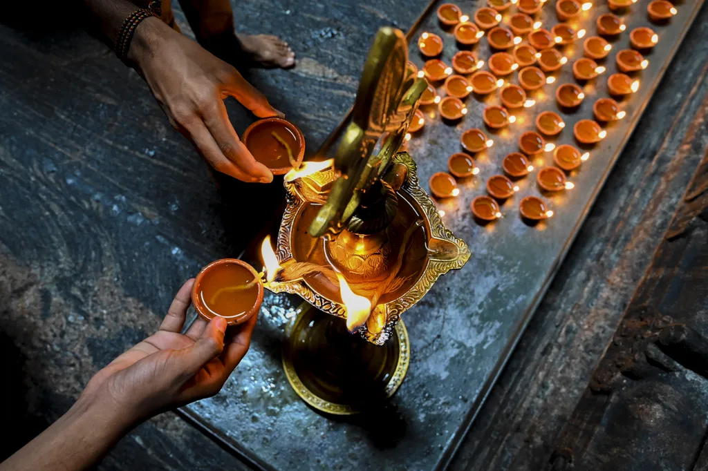 divali fényünnep, india, galéria 