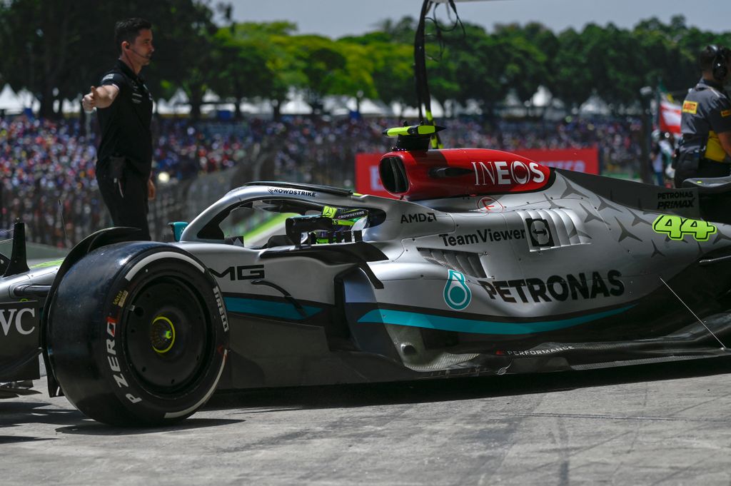 Forma-1, Sao Pauló-i Nagydíj 2022, szombat, Lewis Hamilton 