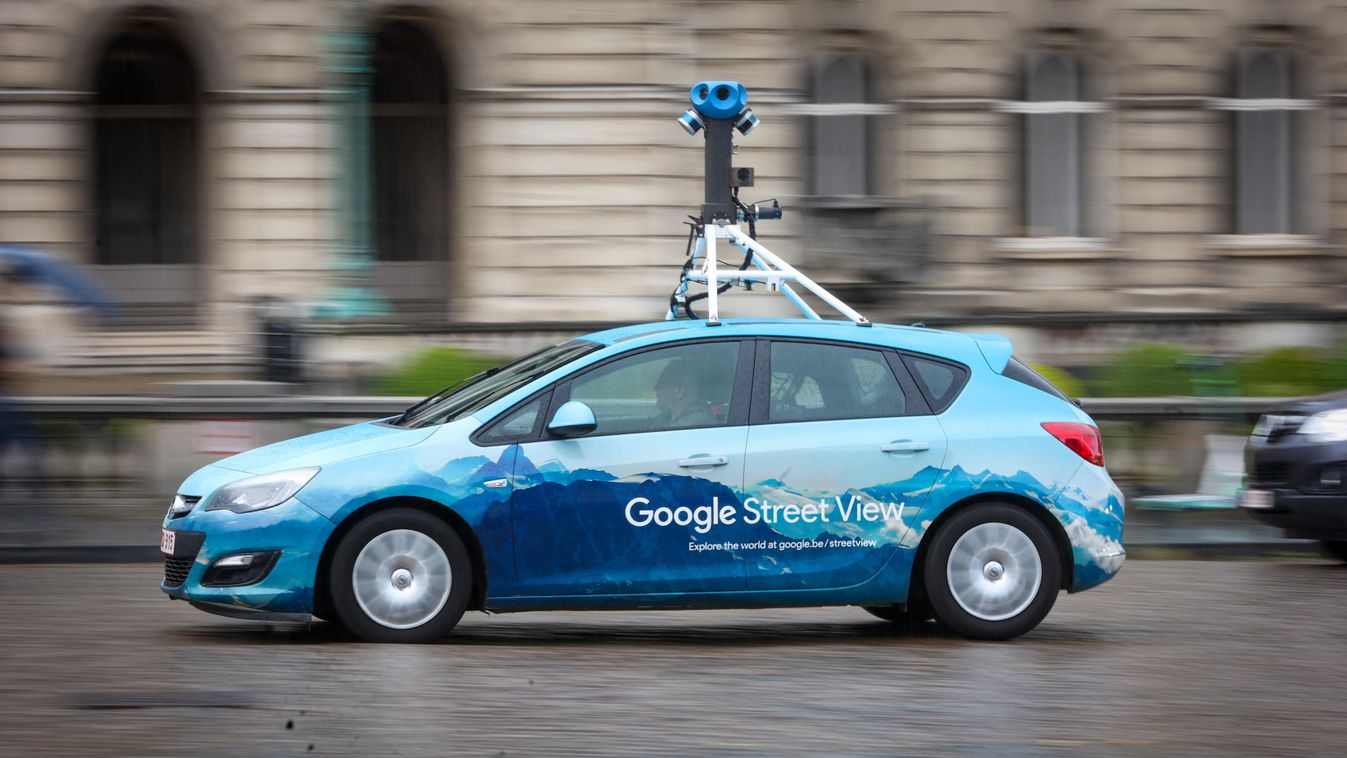 Google Street View, autó, térképező, fotózó, utcákat, utcai, utca, google 
