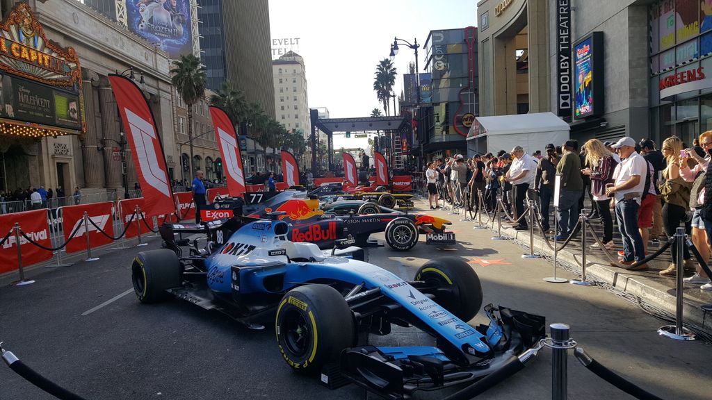 Forma-1, Williams Racing, F1 Festival Hollywood Boulevard 