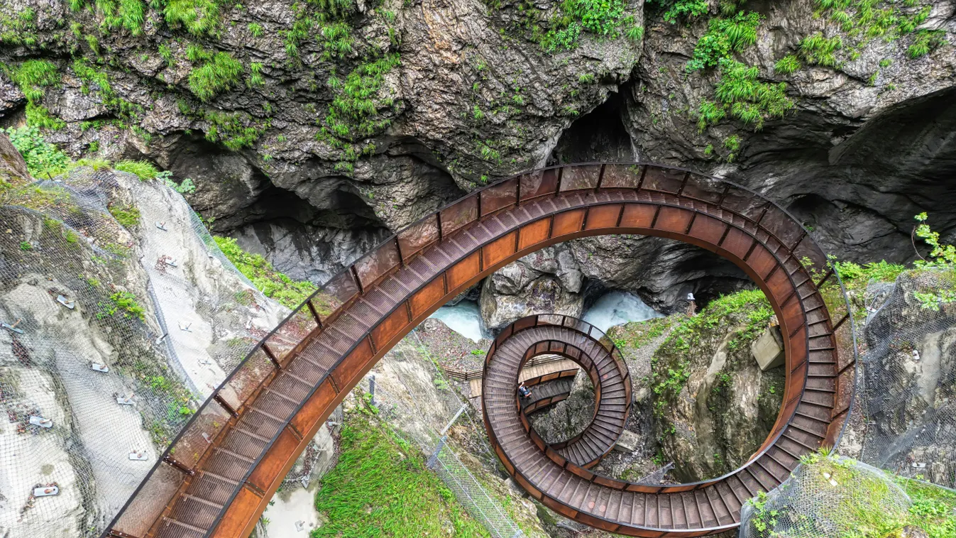 Liechtenstein, Canyon, Kanyon, szurdok, Liechtensteinklamm, természet, alpok, Ausztria 