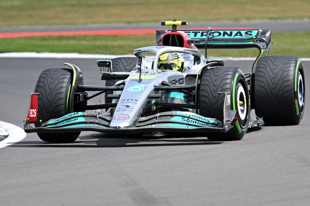 Forma-1, Lewis Hamilton, Mercedes, Brit Nagydíj 2022, péntek 