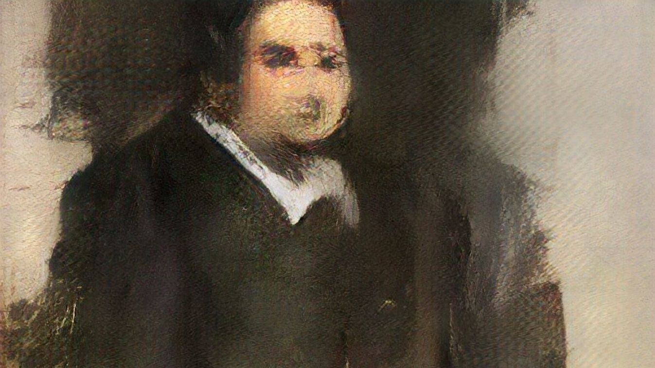 Portrait of Edmond Belamy is to be sold by Christie's next month, with an estimated value of £7,000

Számítógépes algoritmus által festett képet árverez el a Christie's aukciósház 