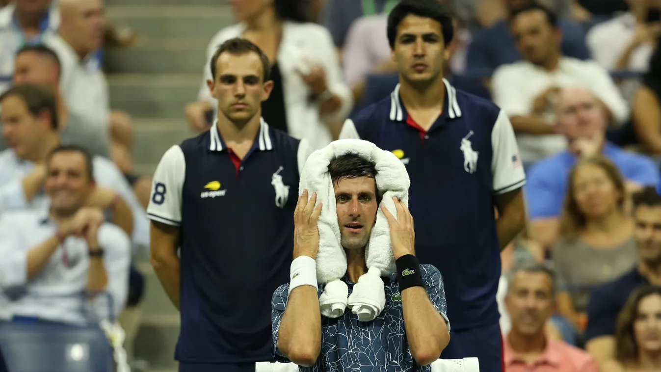 US Open 2018: Novak Djokovic v Tennys Sandgren New York United States TENNIS August 2018 US Open 2018 