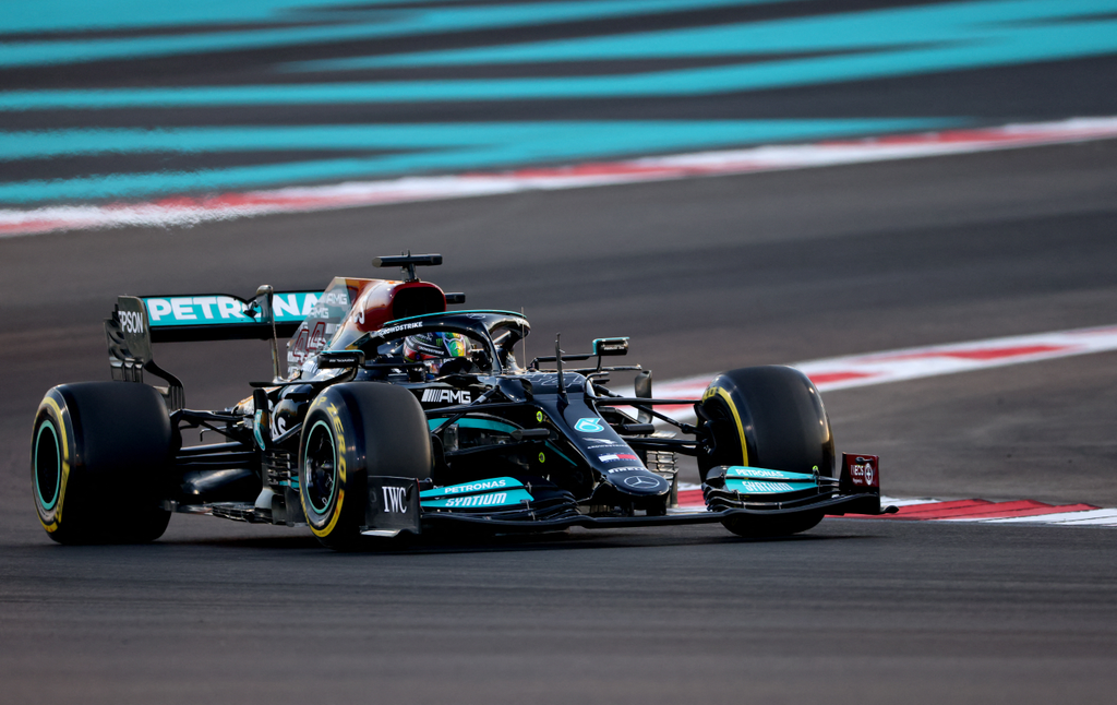 Forma-1, Lewis Hamilton, Mercedes, Abu-dzabi Nagydíj 2021, péntek 