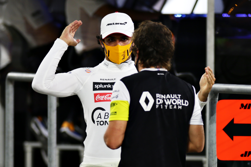 Forma-1, Carlos Sainz, McLaren, Fernando Alonso, Renault, Szahíri Nagydíj 2020, szombat 