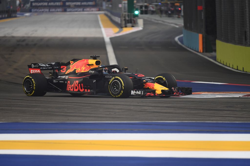 A Forma-1-es Szingapúri Nagydíj szombati napja, Daniel Ricciardo, Red Bull Racing 