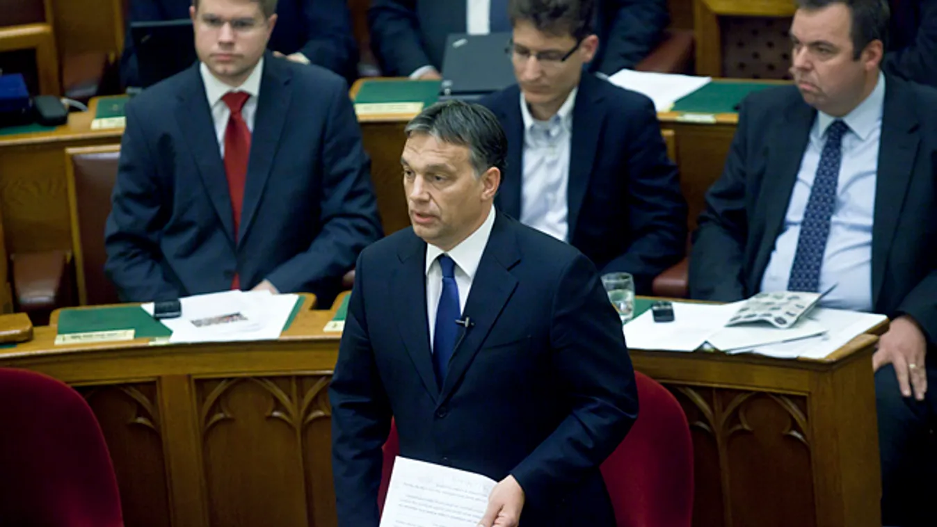 parlament, országggyűlés plenáris ülése, Orbán Viktor felszólal