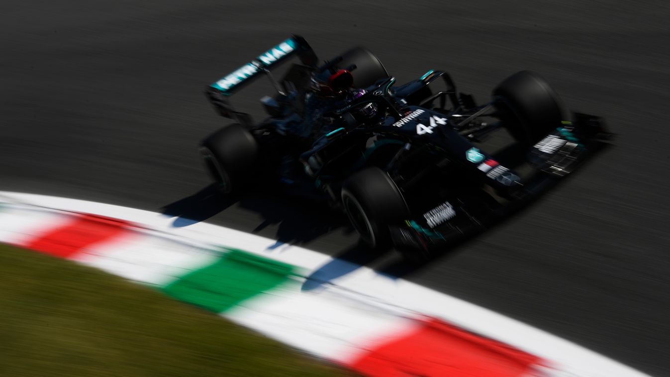Forma-1, Lewis Hamilton, Mercedes, Olasz Nagydíj, 2020 péntek 