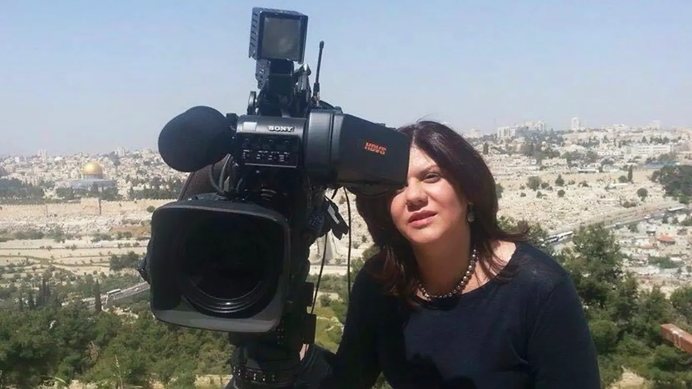 Sirín Abu Akla tudósító újságíró Ciszjordánia gyilkosság 