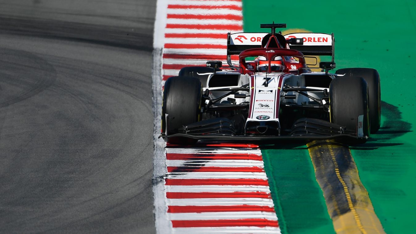 Forma-1, Kimi Räikkönen, Alfa Romeo Racing, Barcelona teszt 2. nap 