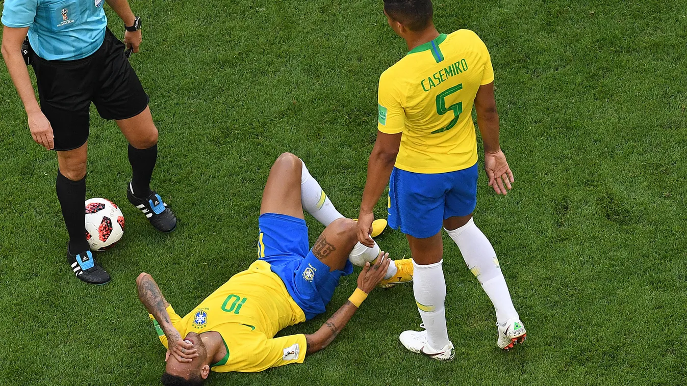 Neymar, brazil válogatott, fetrengés 
