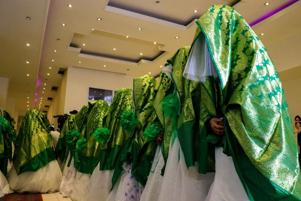 Tömeges esküvő Kabulban 
