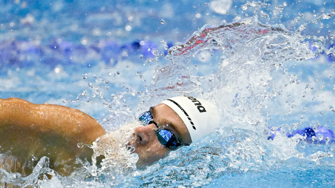 RASOVSZKY Kristóf, férfi 4x200 méteres gyors váltó előfutam, úszás, Fukuoka 2023, Vizes világbajnokság, vizes vb, Japán, 2023.07.28. 