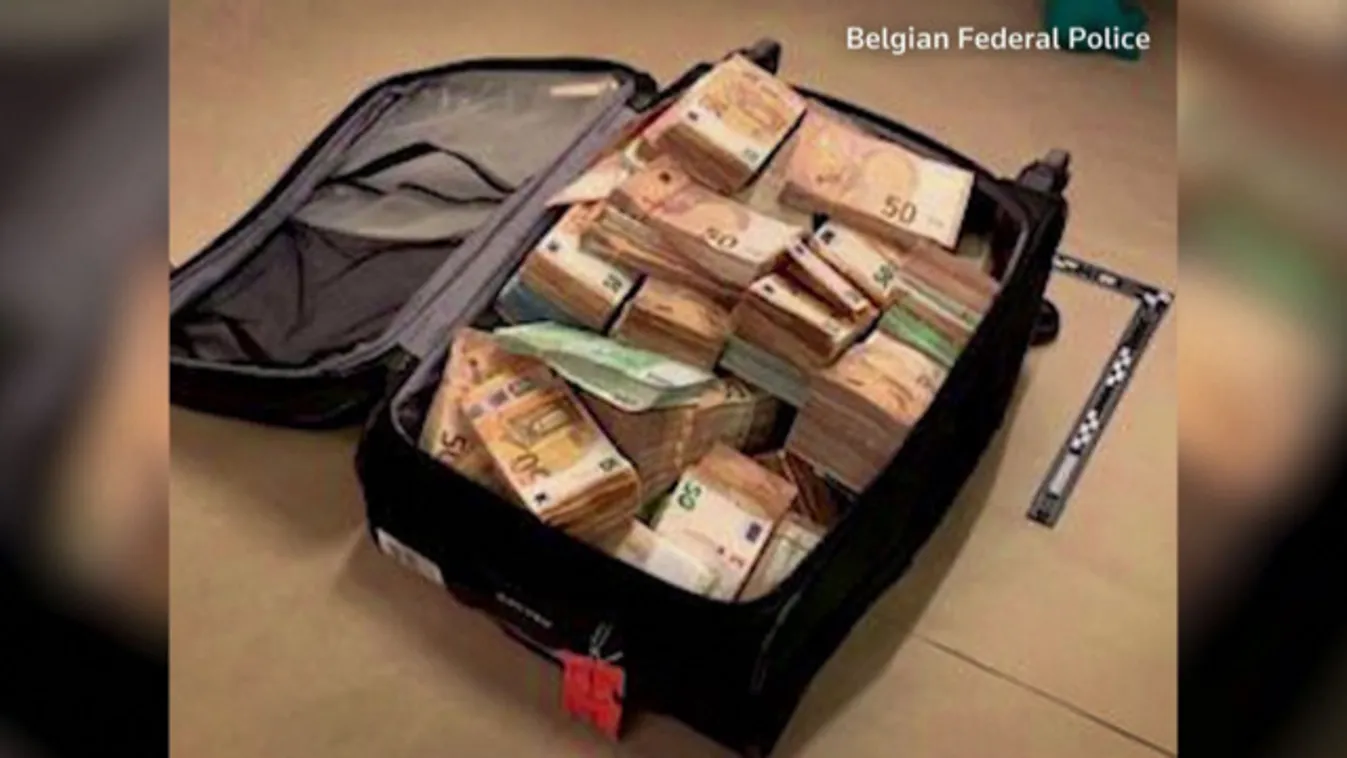 Eva Kaili bőrönd Brüsszelgate Marokkó Katar 