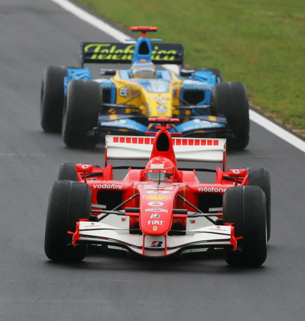 Forma-1, Magyar Nagydíj, 2006, Michael Schumacher, Scuderia Ferrari, Fernando Alonso, Renault 