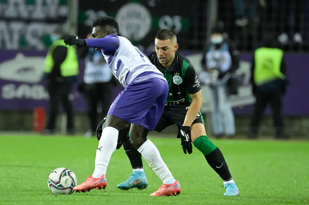 Labdarúgás, OTP Bank Liga, Újpest-Ferencváros 2022.01.30. 