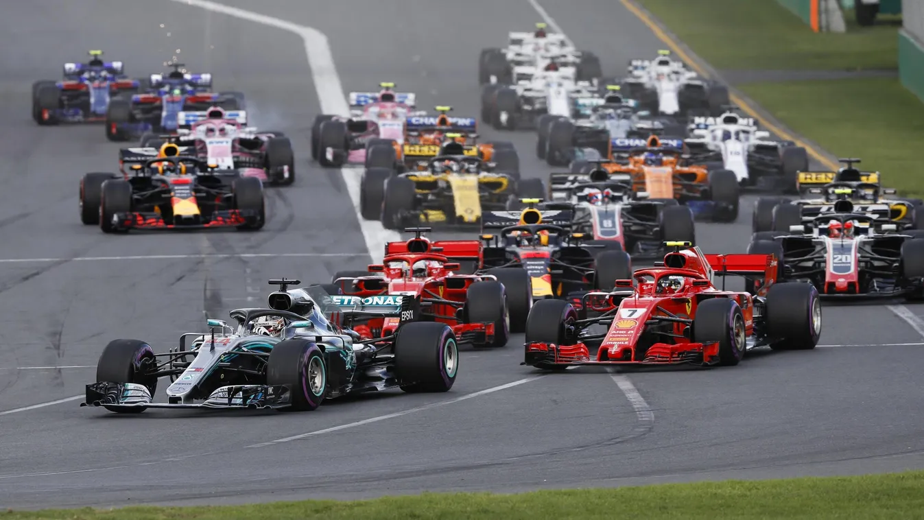 F1, Forma-1, Ausztrál Nagydíj, start, rajt, Melbourne 2018 