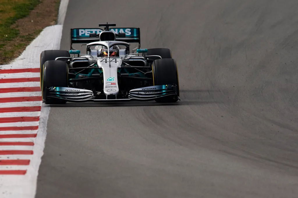 Forma-1, teszt, Barcelona, Lewis Hamilton, Mercedes-AMG Petronas 